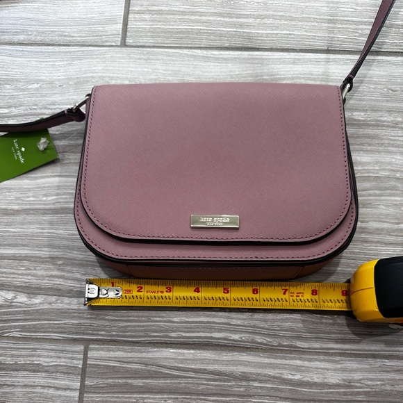 Kate Spade Laurel Way Large Carsen crossbody bag & Bitsy wallet Dusty Peony NWT - Picture 10 of 14
